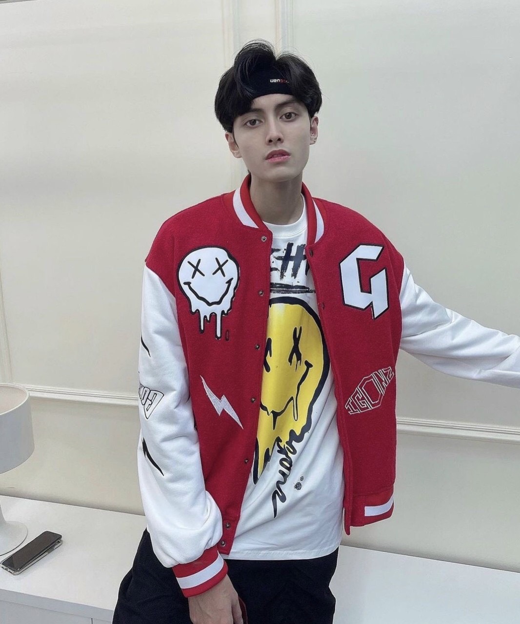 SIÊU PHẨM ÁO KHOÁC BOMBER NHUNG GÂN GONZ ĐỎ CỰC CHẤT