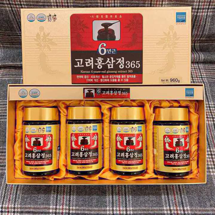 Cao Hồng Sâm 365 Hàn Quốc hỗ trợ sức khỏe