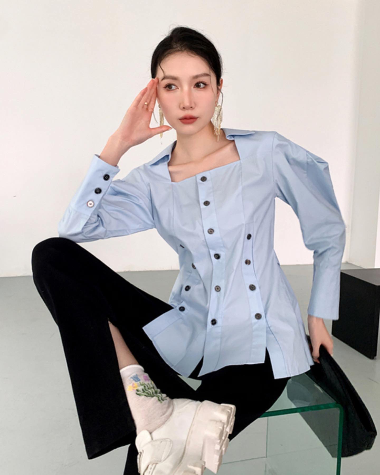 KUMO SHIRT BLOUSE (PRE-ORDER 14 DAYS) main image 0