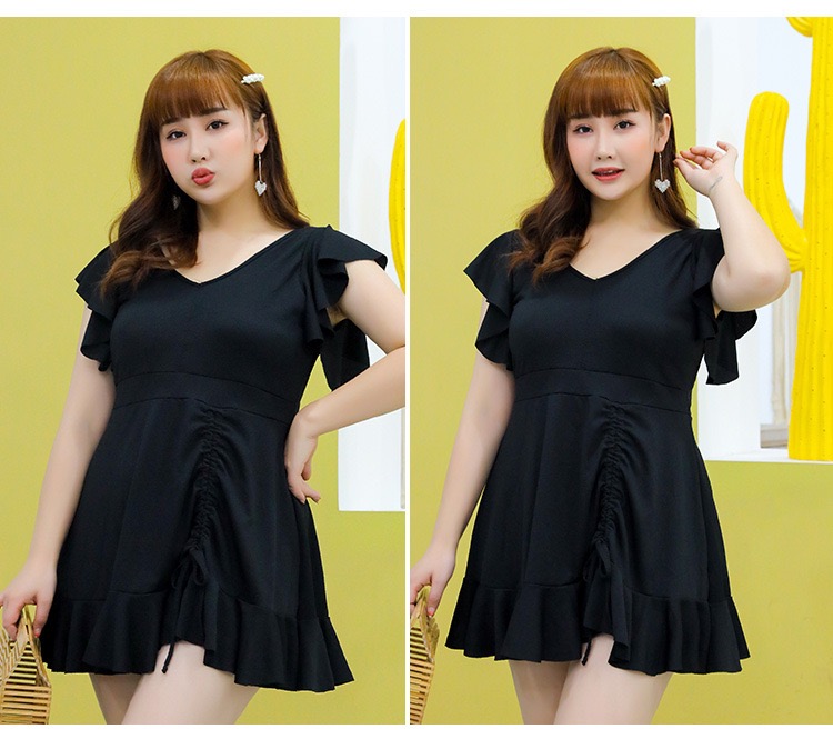 Đồ bơi nữ Big size cho người béo mập (nhúm) (T012)