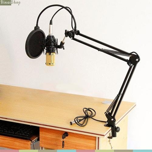 Chân Mic Kẹp Bàn NB35 (Đen)