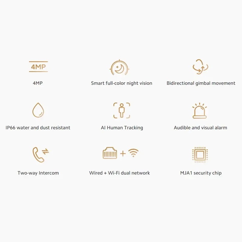 Camera ngoài trời Xiaomi CW300 2.5K