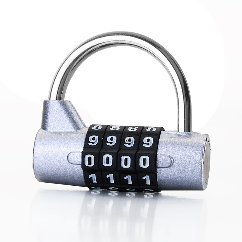 position horizontal large character gym lock, locker cabinet, cabinet password lock, padlock, combination lock