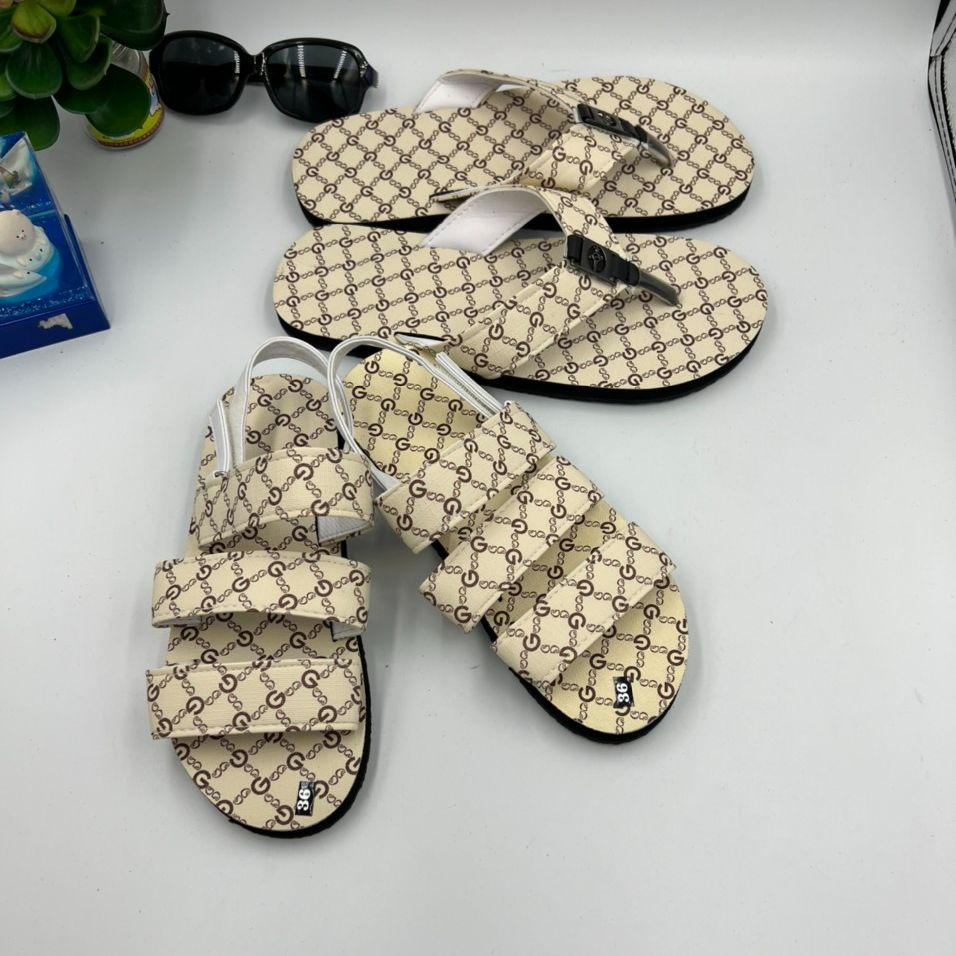 Dép cặp đôi nam nữ đế g kem size từ 34 đến 45 ( dép xăng đan học sinh )