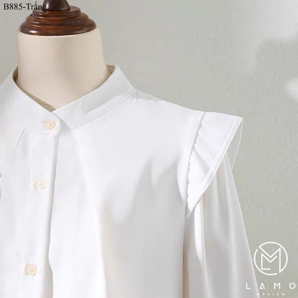 Áo sơ mi công sở nữ lụa Hawai sang trọng -B885
