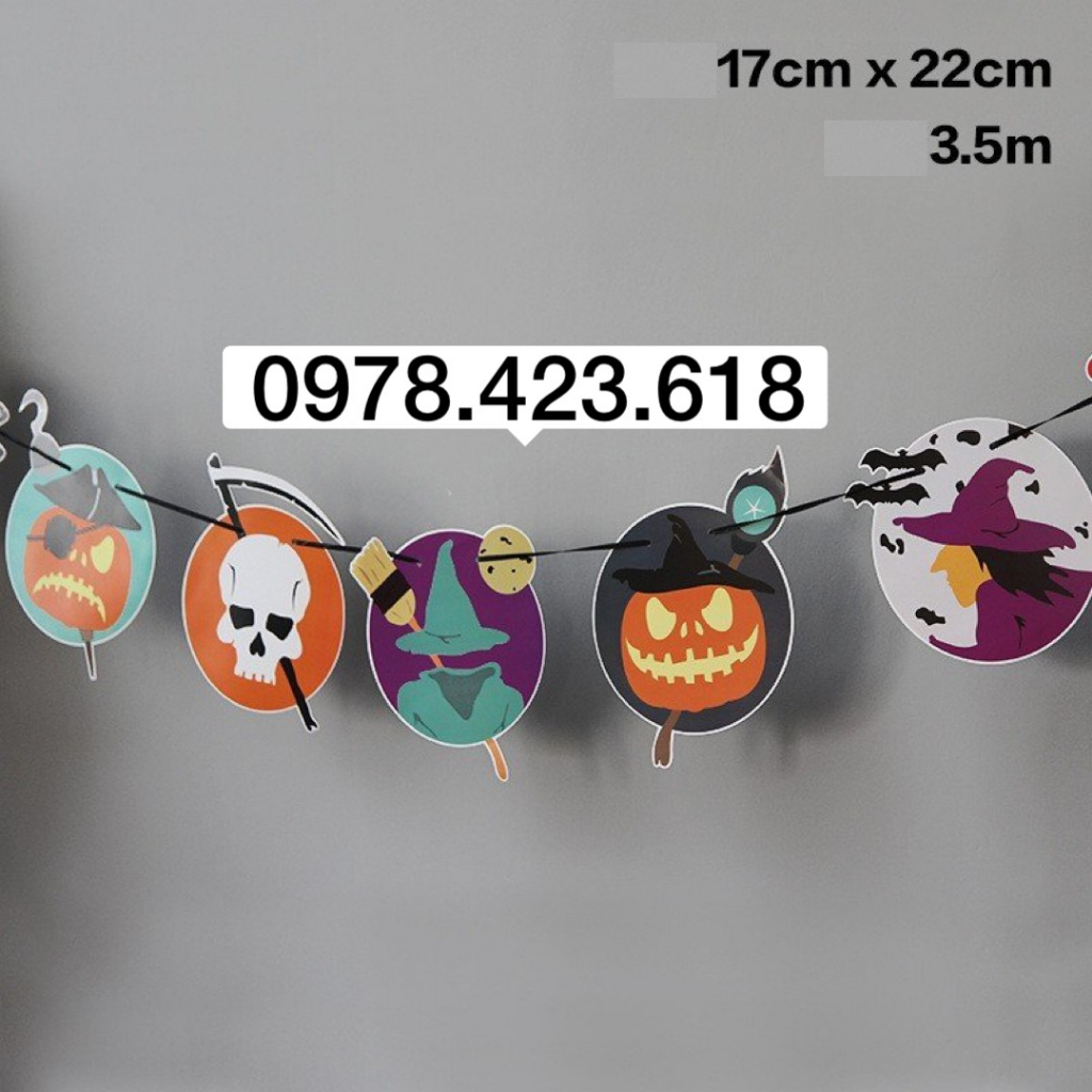 Dây treo halloween trang trí lễ hội hóa trang