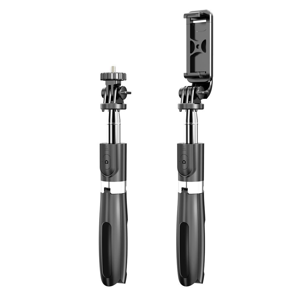 Zeallion Selfie Stick Có Thể Gập Lại chân máy mini ba chân Ảnh Live bluetooth không dây màn trập từ xa Cho điện thoại thông minh IOS Android