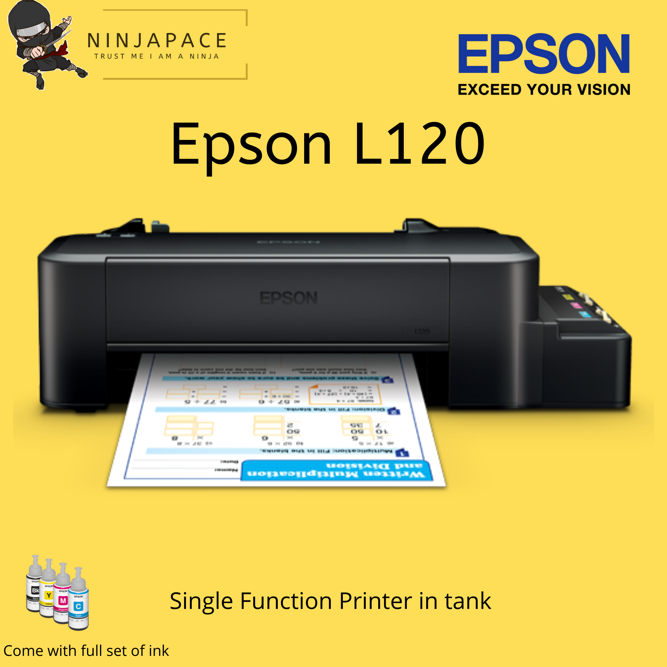 epson l120 ink number