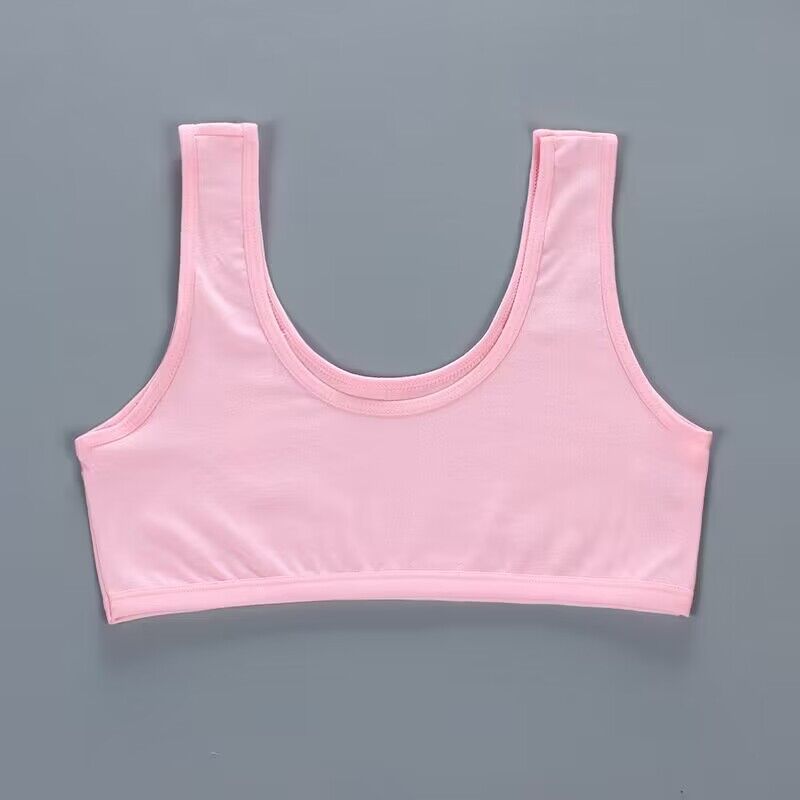 Girl Training Linen Soft Brassiere Sport Girl Bras for Teen Girls Letter Children Topic for Teenager. 