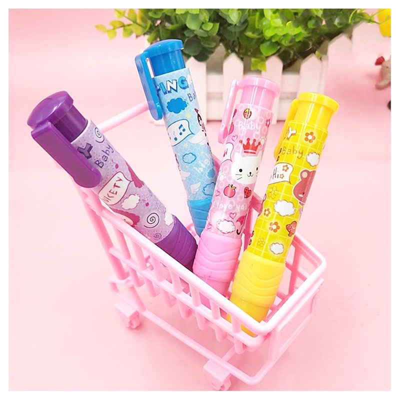 Combo 2 cây gôm bấm tẩy bút chì Lantu