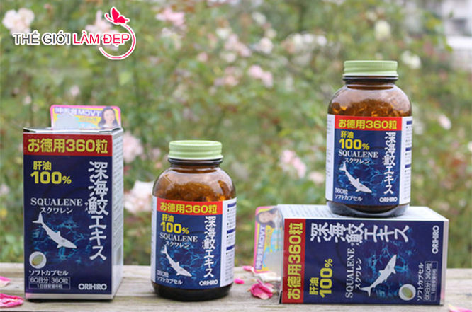 Sụn vi cá mập Orihiro Squalene 360 viên Nhật Bản