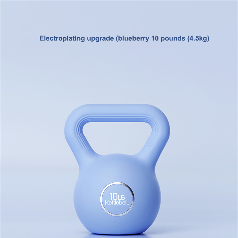 New Ladies Kettlebell Color Fitness Sports Home Teapot Dumbbell Exercise Hip Squat Strength Training