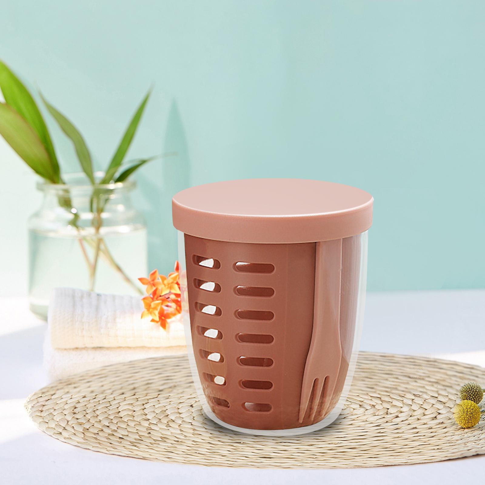 Oshhni salad cup với ngã ba với ngã ba 600ml ăn sáng ly cho bữa ăn sữa chua ăn sáng