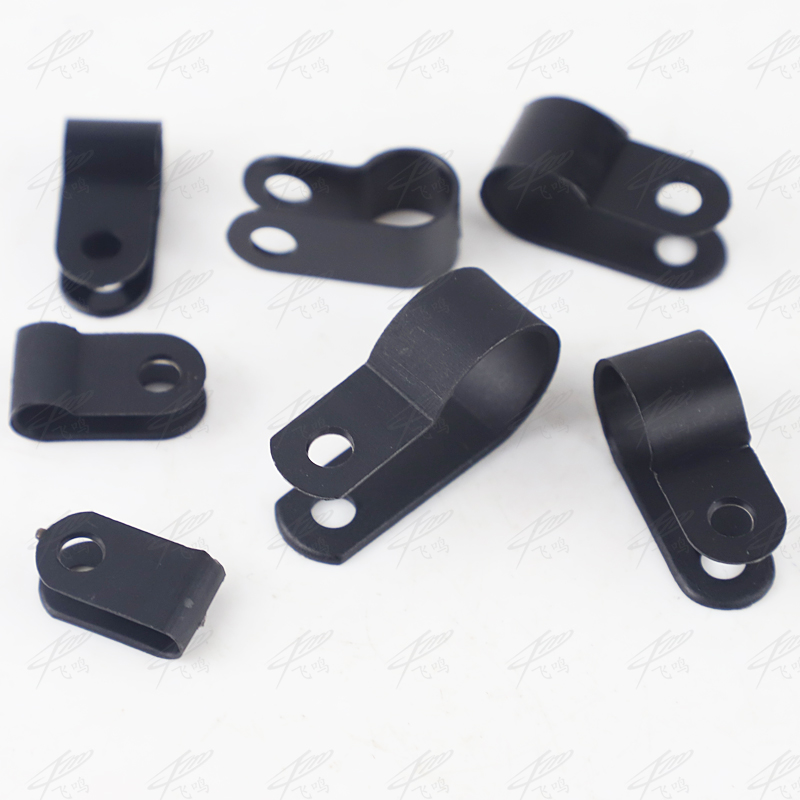 100pcs 16mm R-Type Nylon Cable Clamp 5/8