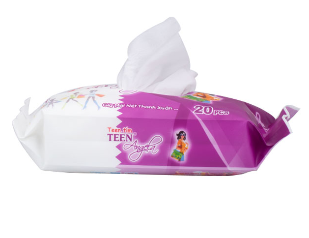Khăn ướt tuổi teen Angela (20pcs)