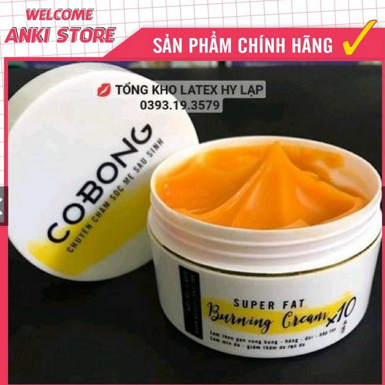 Kem tan mỡ bụng Cô Bông - Tặng kèm thước dây