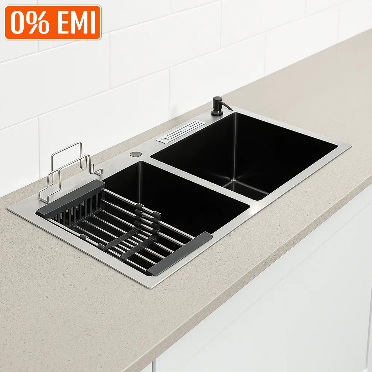 Rizco Stainless Steel Kitchen Sink RKS NB 36 Inch