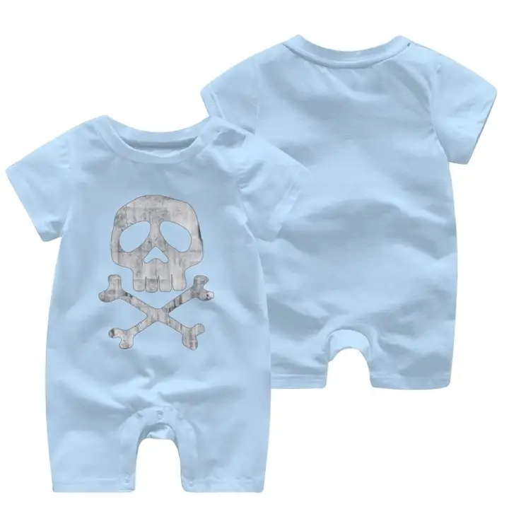 Yanxing Captain Harlock Skull Skull Arcadia Jolly Roger Cartons Years 80 Baby Boy Romper Clothe Little Brother Romper Short Sleeve Jumpsuits One Piece Outfit Lazada Indonesia