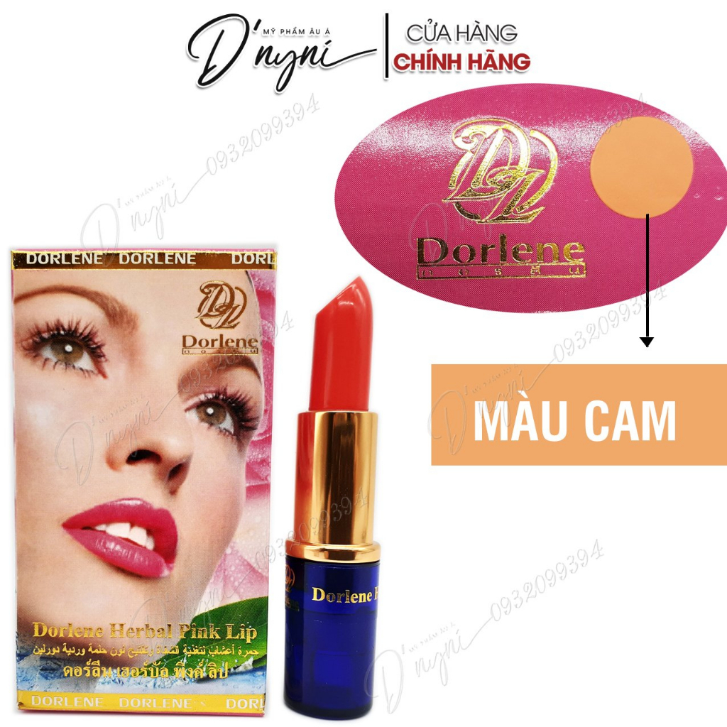 Son Dưỡng Làm Hồng Môi Dorlene Herbal Pink Lip Thái Lan