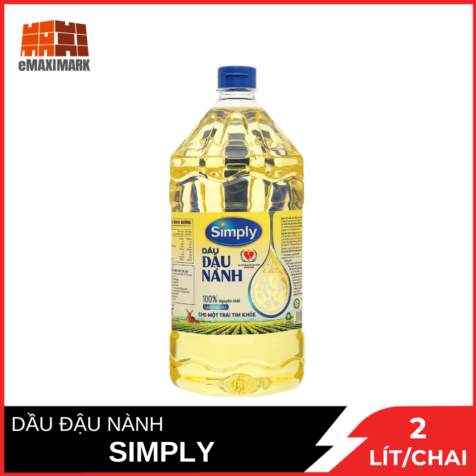 Dầu ăn đậu nành simply chai 2l