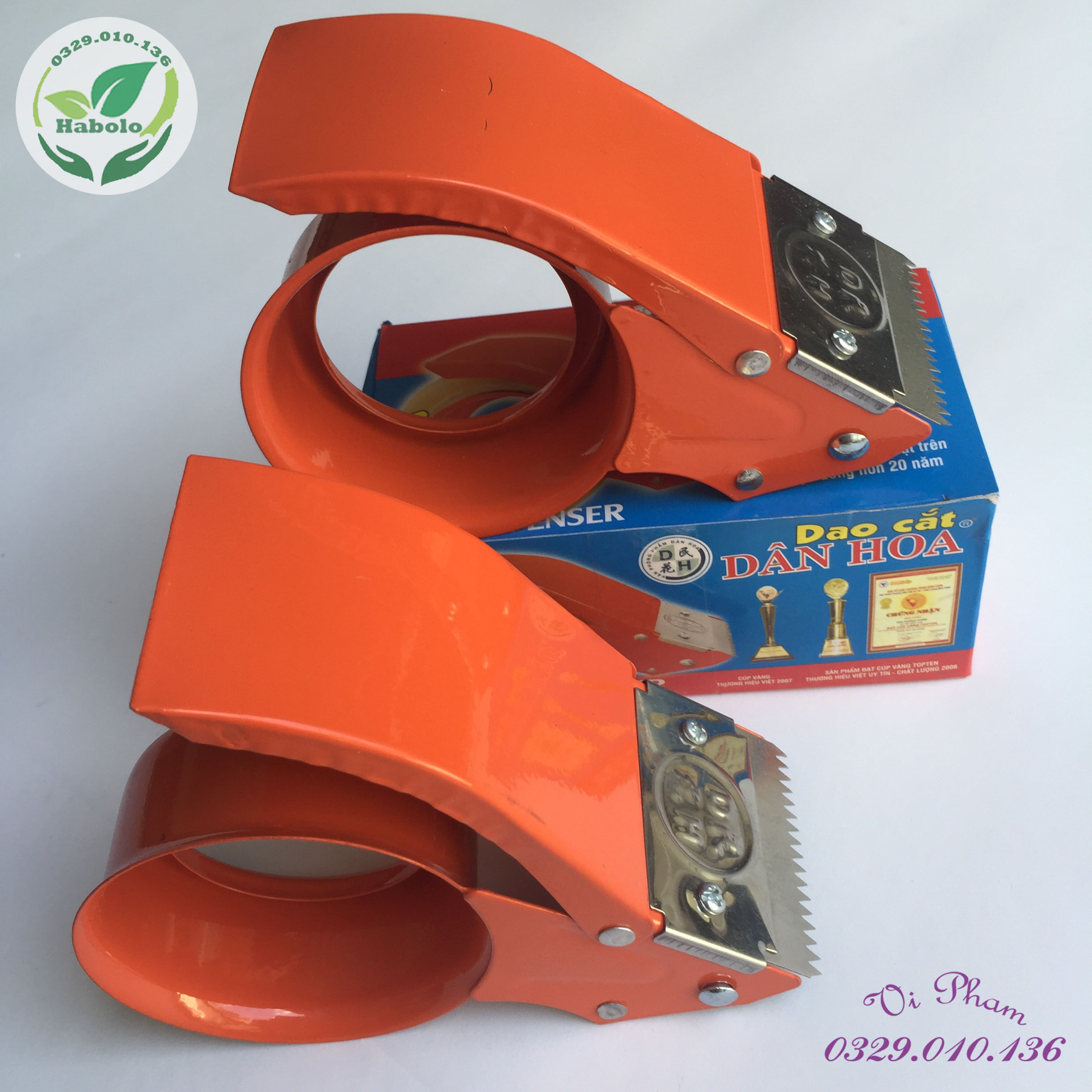 Dao cắt băng keo bằng sắt 5F - Dụng cụ cắt băng keo tiện dụng gói hàng.