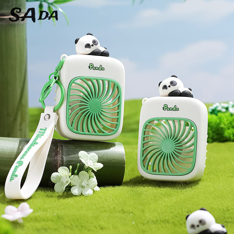 SADA Keychain handheld small fan convenient mini small usb charging cute pink fan
