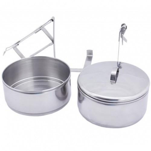 Hộp đựng cơm 2 ngăn inox cao cấp