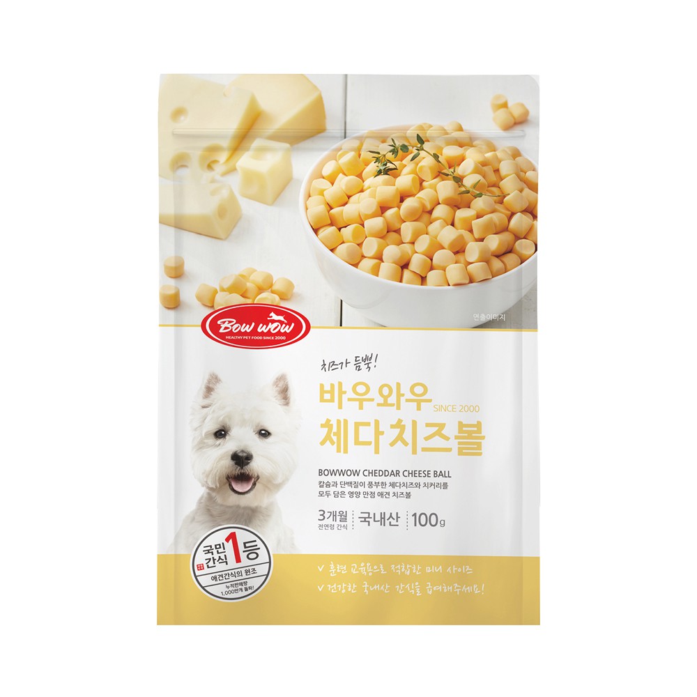 PHÔ MAI VIÊN BOWWOW CHO CHÓ MÈO - 100G