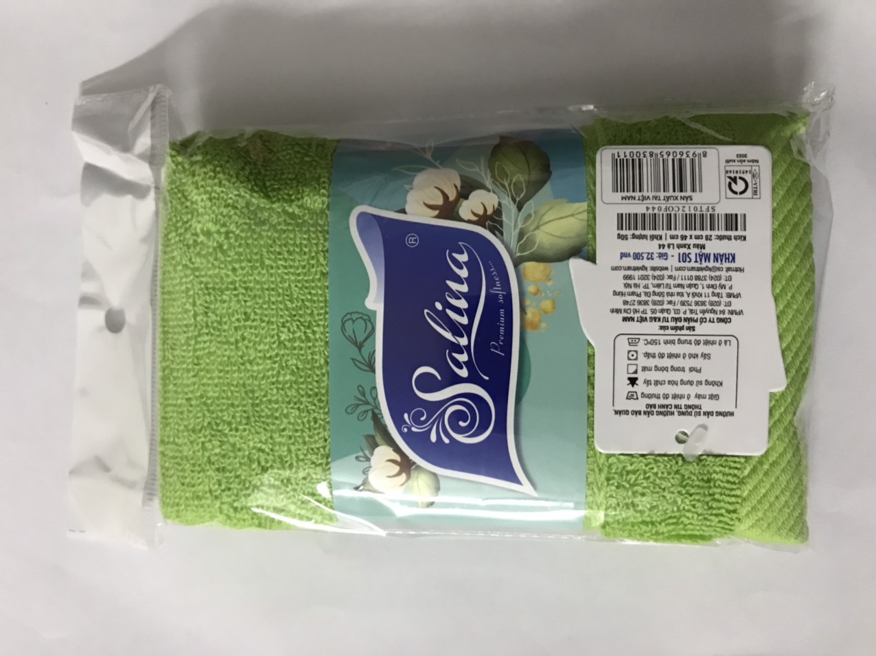 Khăn mặt sợi bông Salina