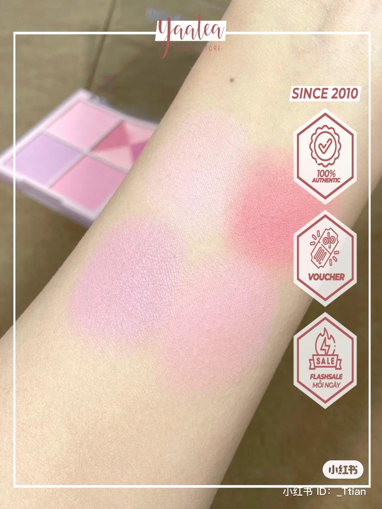 Má hồng Dasique Blending Mood 4 ô vuông