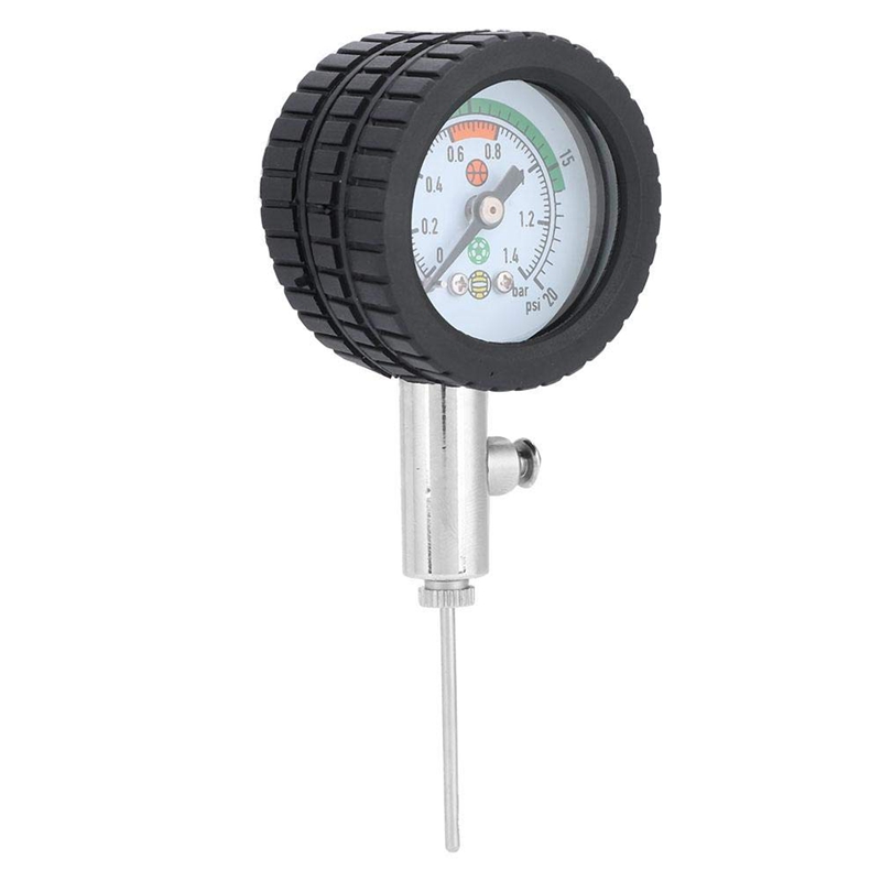Air Pressure Gauge Ball Meter Basketball Football Volleyball Stainless