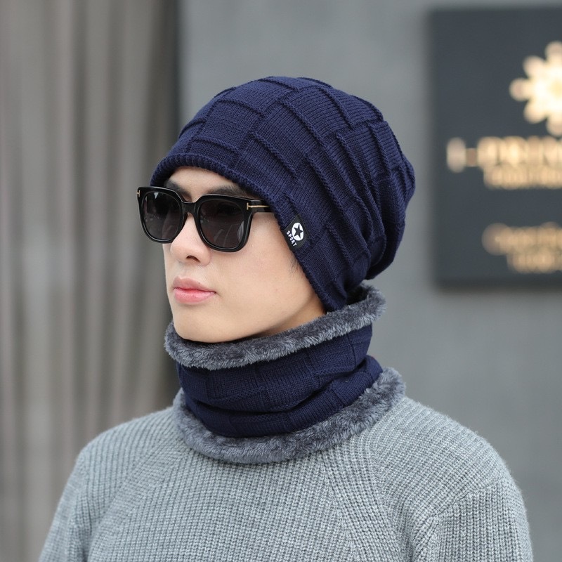 Mũ Len Kèm Khăn Siêu Ấm TT97