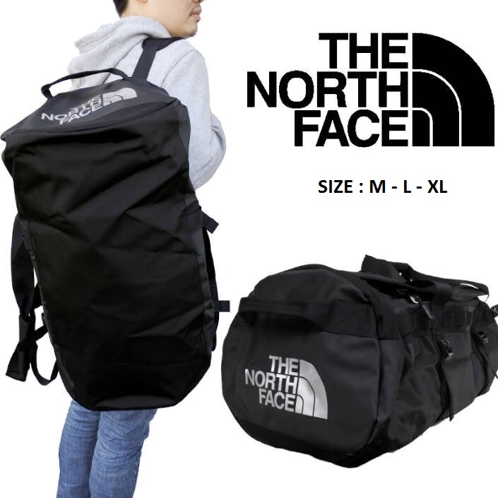 Duffle backpack north outlet face