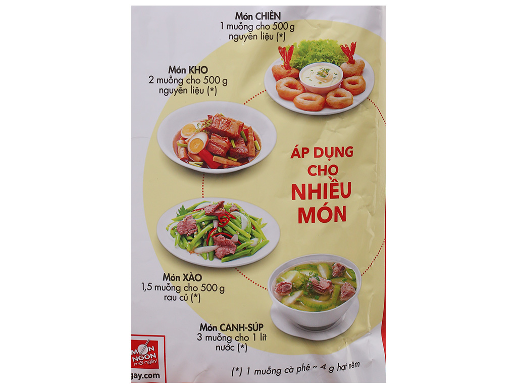 1/7 Hạt nêm vị heo Aji-ngon
