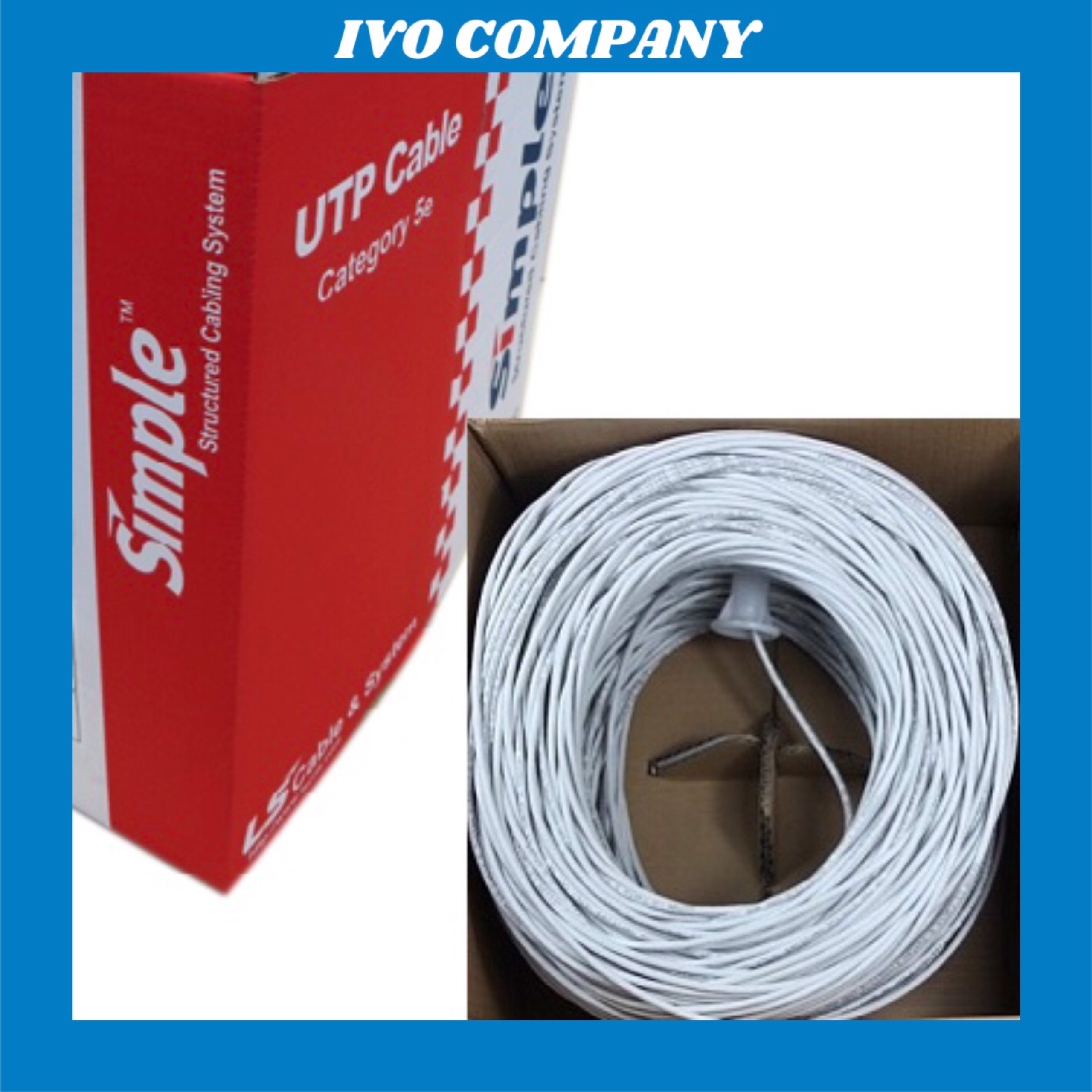 Thùng Dây Cáp Mạng LS Vina Cat5e UTP 305m