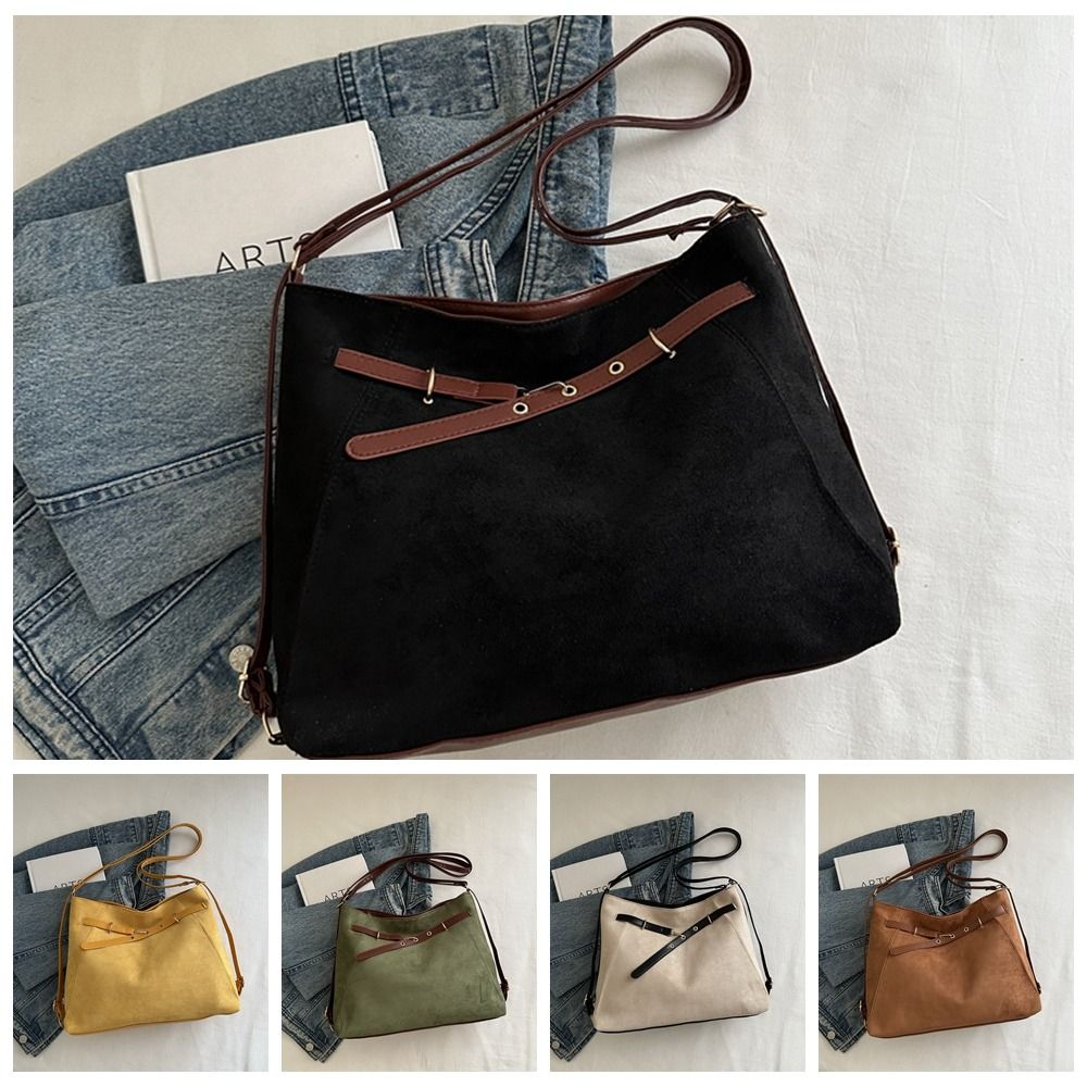 Simple%20Large%20Capacity%20Suede%20Tote%20Bag%20Elegant%20Vintage%20Retro%20Crossbody%20Backpack%20Pure%20Color%20Handbag%20Commuting%20Shoulder%20Bag%20Holiday%20-%20Image%202