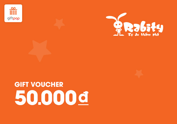 Phiếu quà tặng Rabity 50k