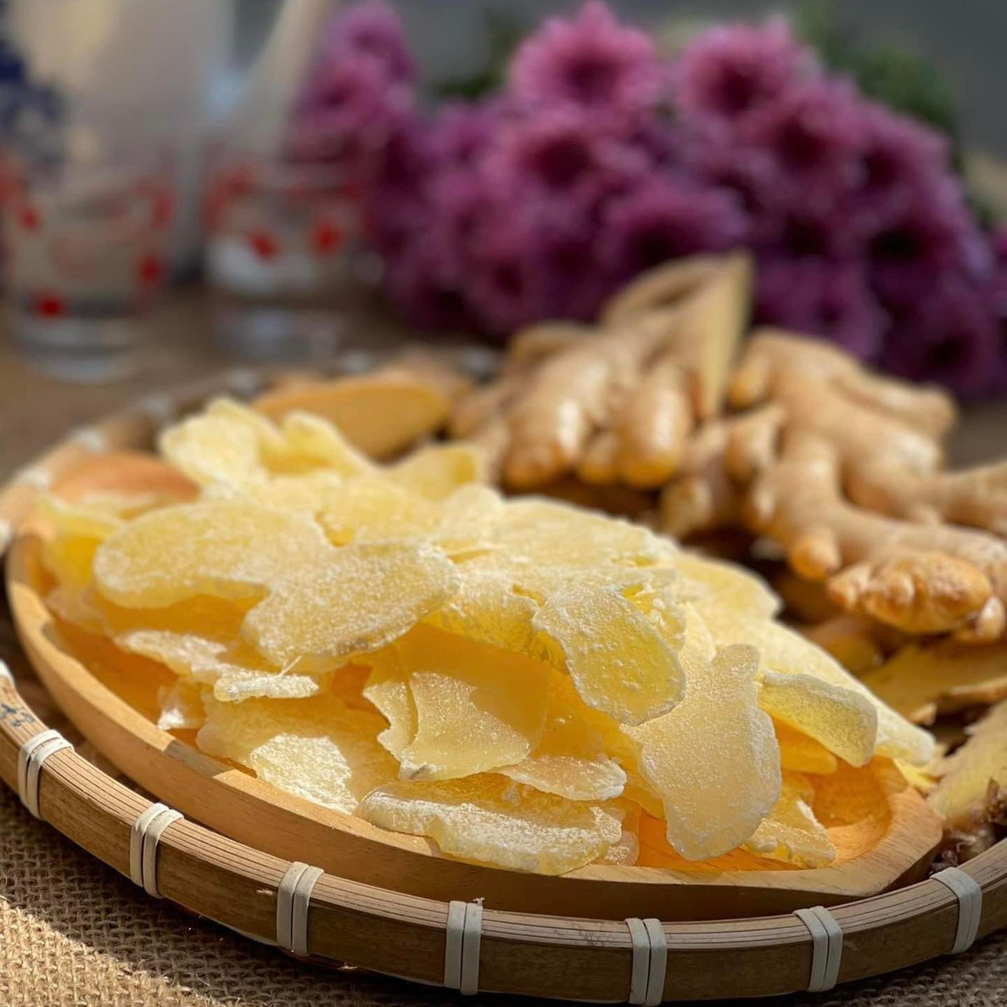 1 kg mứt gừng huế thơm ngon - đồ ăn vặt