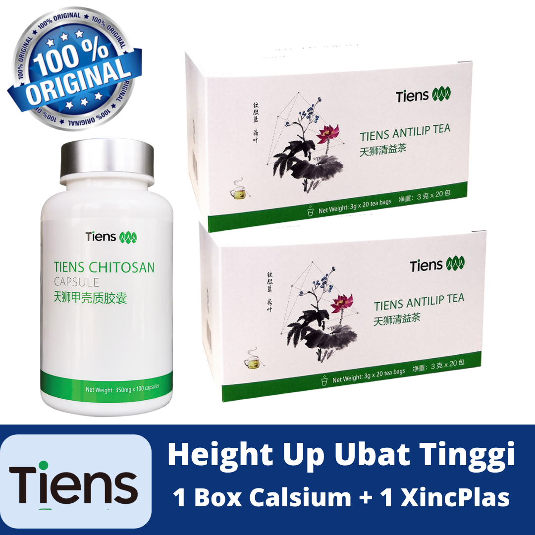 Tiens Herba Control Weight Loss 2 Box Antilip Tea Dan 1 Botol Chitosan