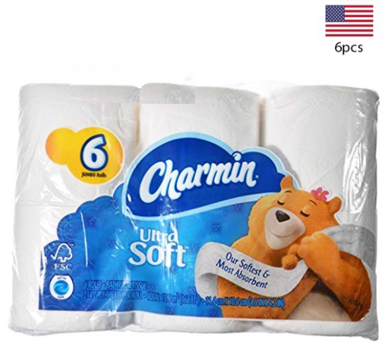 Giấy vệ sinh Charmin ultra soft lốc 6 cuộn