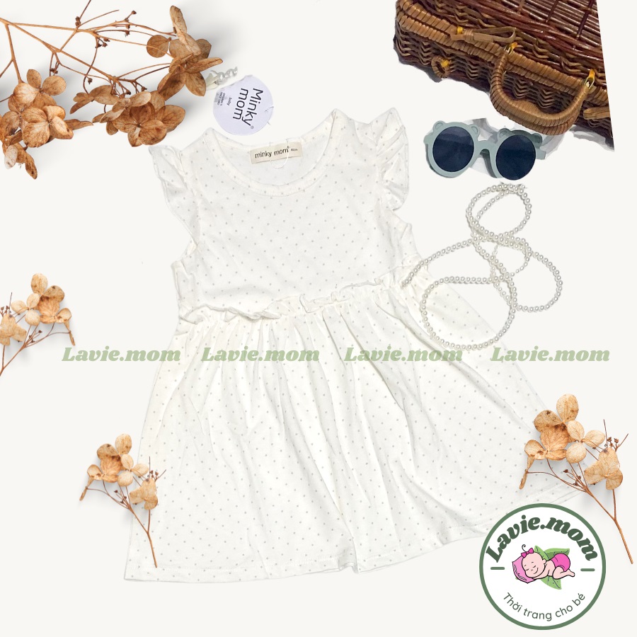 [Bé 6-19kg] Váy đầm cotton dễ thương cho bé gái