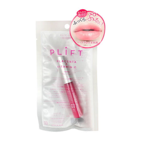 SG Ready Stock】 PLIFT Placenta & Vitamin C Lip Essence Plift Placenta & Vitamin C Beauty Lip Serum 6ml Deeply Moisturize Fade Lip Lines