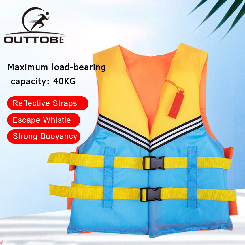 Outtobe Children Life Jacket Thick Oxford Cloth Buoyancy Vest With