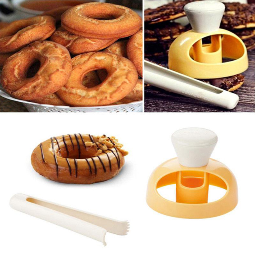 1set Donut Mold DIY Cake Mold Baking Bakeware Desserts Bread Cutter Maker Doughnut Mould Kitchen Tools Baking Mould