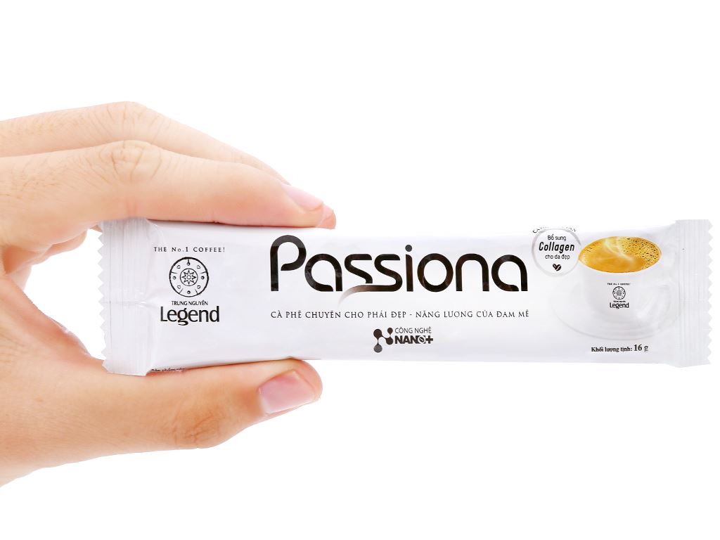 CÀ PHÊ SỮA TRUNG NGUYÊN LEGEND PASIONA 4IN1 224GR(14 GÓI x 16GR )- 22464