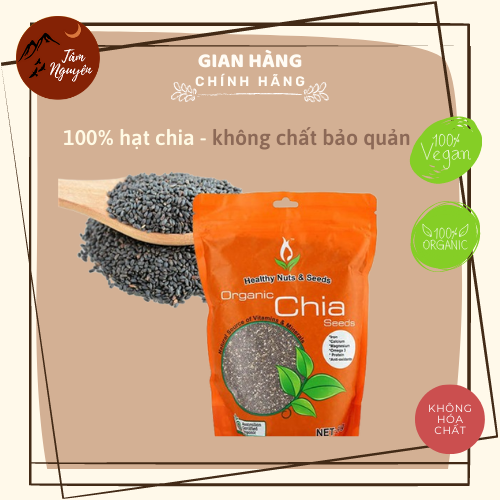 [CAO CẤP] [Có sẵn] Hạt chia Úc cam Healthy Food & Nuts 500g