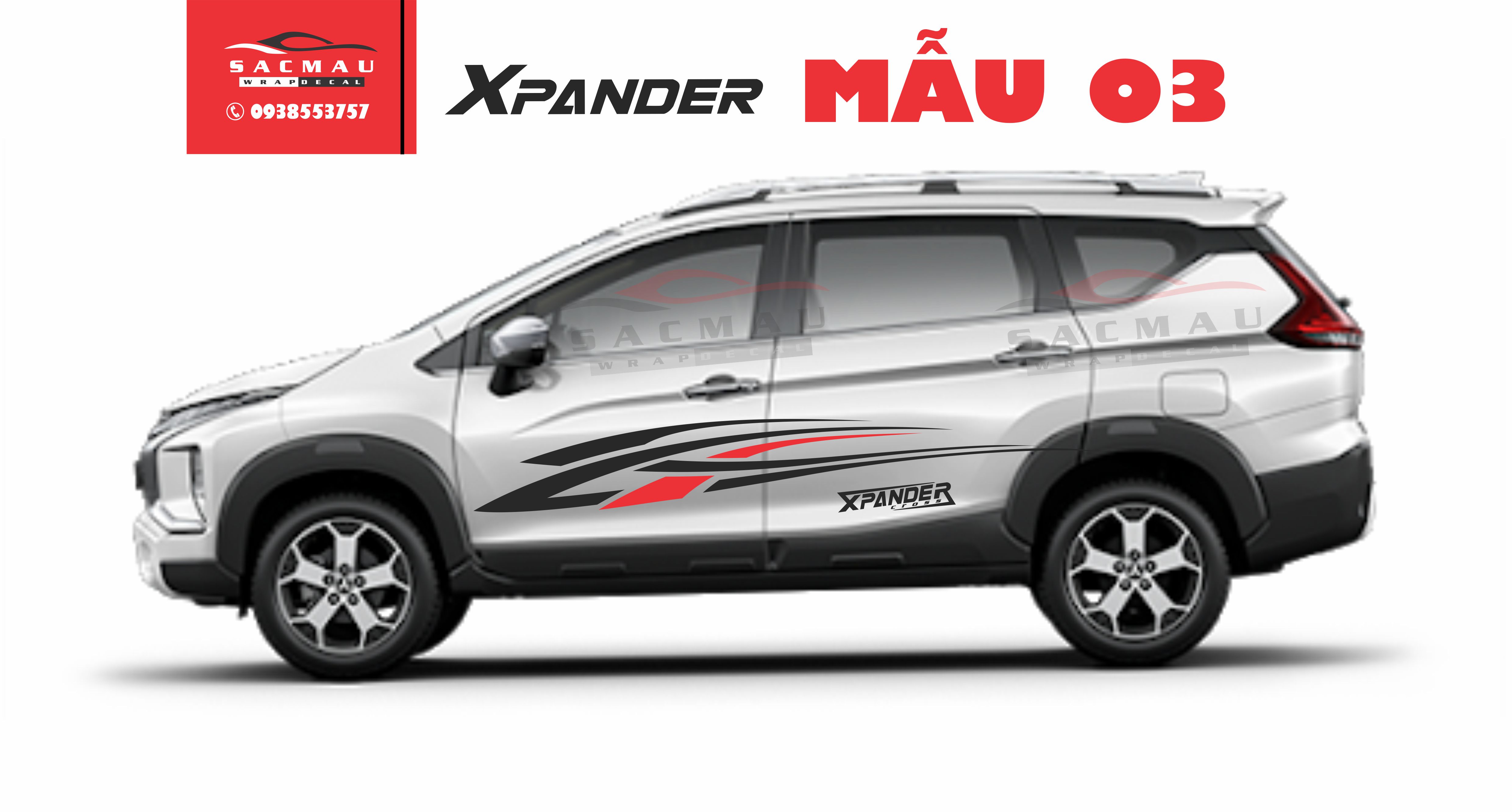 Tem xe  mitsubishi xpander cross ms001