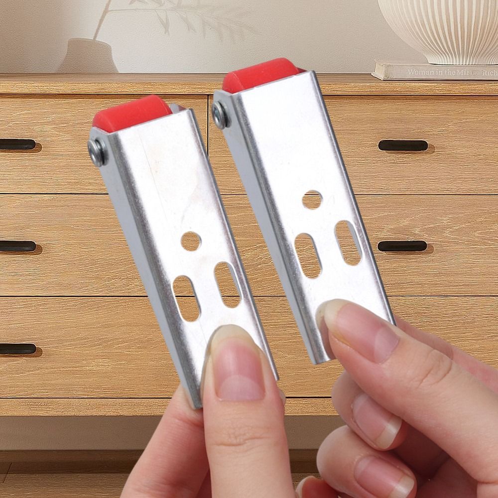 【HOT】 Durable Silent Caster Household Moving Tool Door Support Moving Wheel Side Mounted Directional Roller for 1/2Pcs.