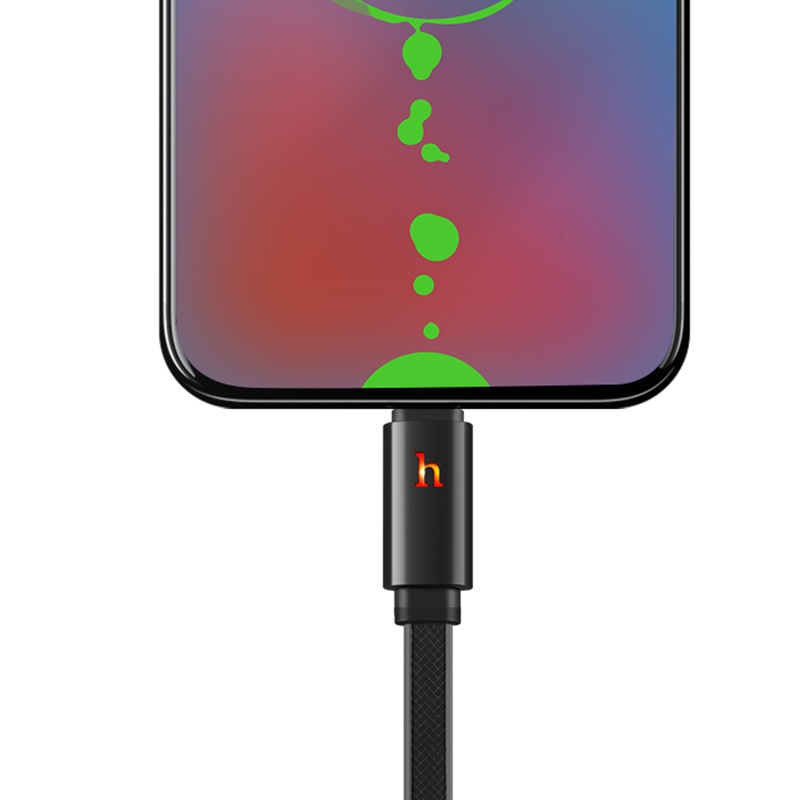 Cáp Sạc Nhanh Hoco UPL12/UPL12Plus MicroUSB - Cho Android - Có Đèn LED - BH 12 Tháng