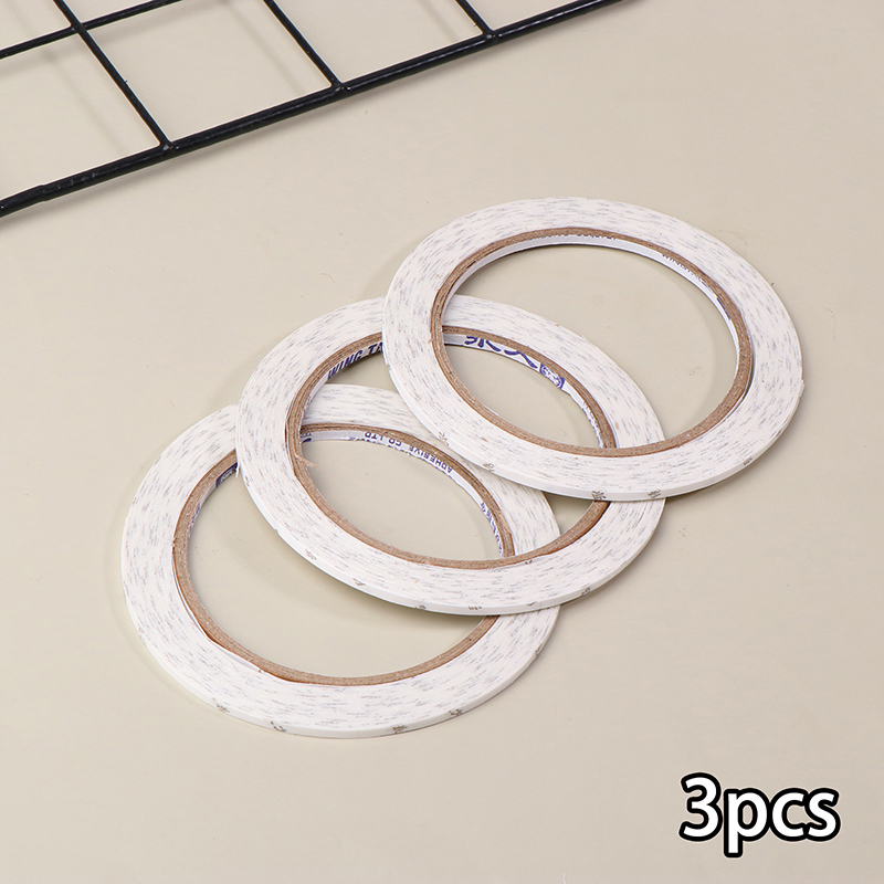 Kissral Double Sided Sticky Tape - 3pcs Foam Tape, 3mm ×10mm